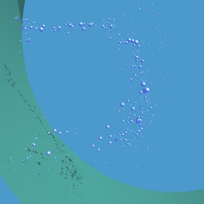 bulles dans cylindre