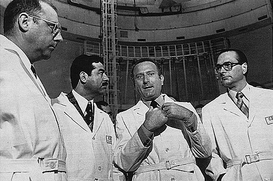 सद्दाम हुसैन कदराश में दौरा