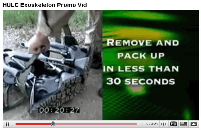 折りたたみ可能な外骨格