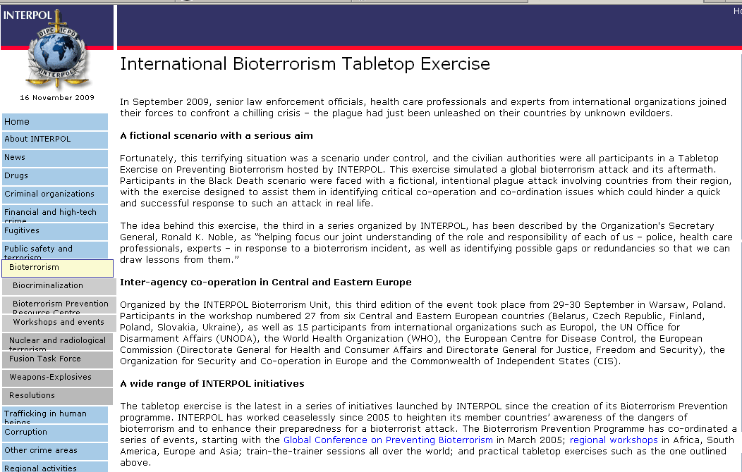 बायोटेररिस्टिक अभ्यास पोलैंड