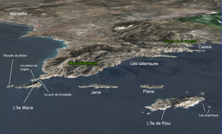 calanques vue generale