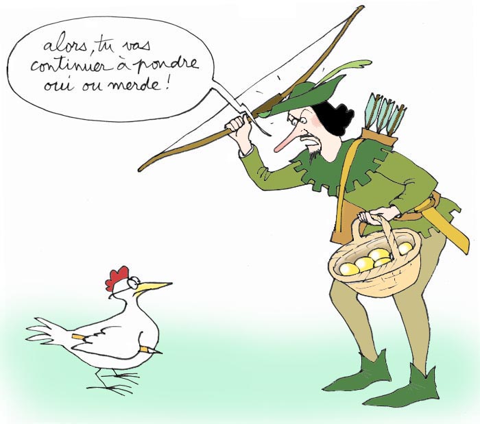 la poule aux oeufs d