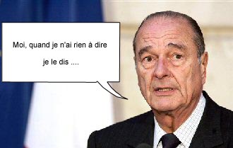 Chirac muet