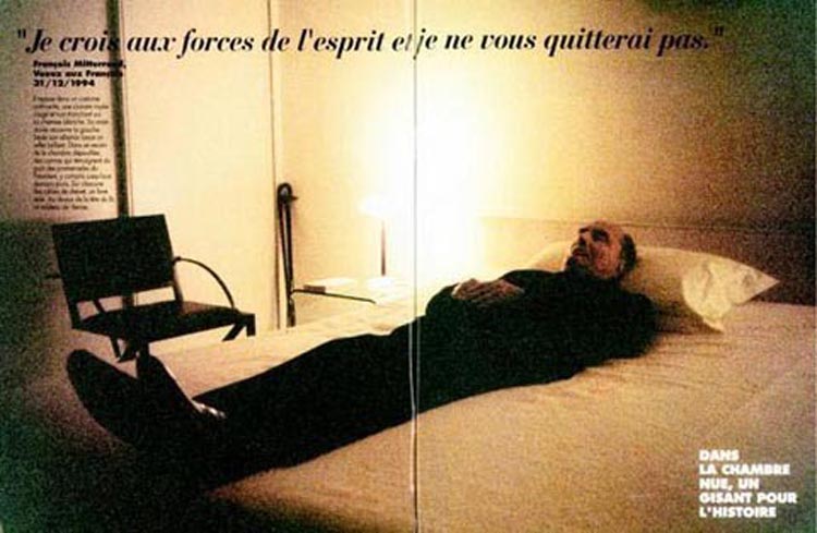 MitterrandSurSonLitDeMort ParisMatch