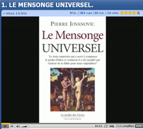 livre<br>
de Pierre Jovanovic